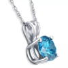 Blue Diamond Necklace